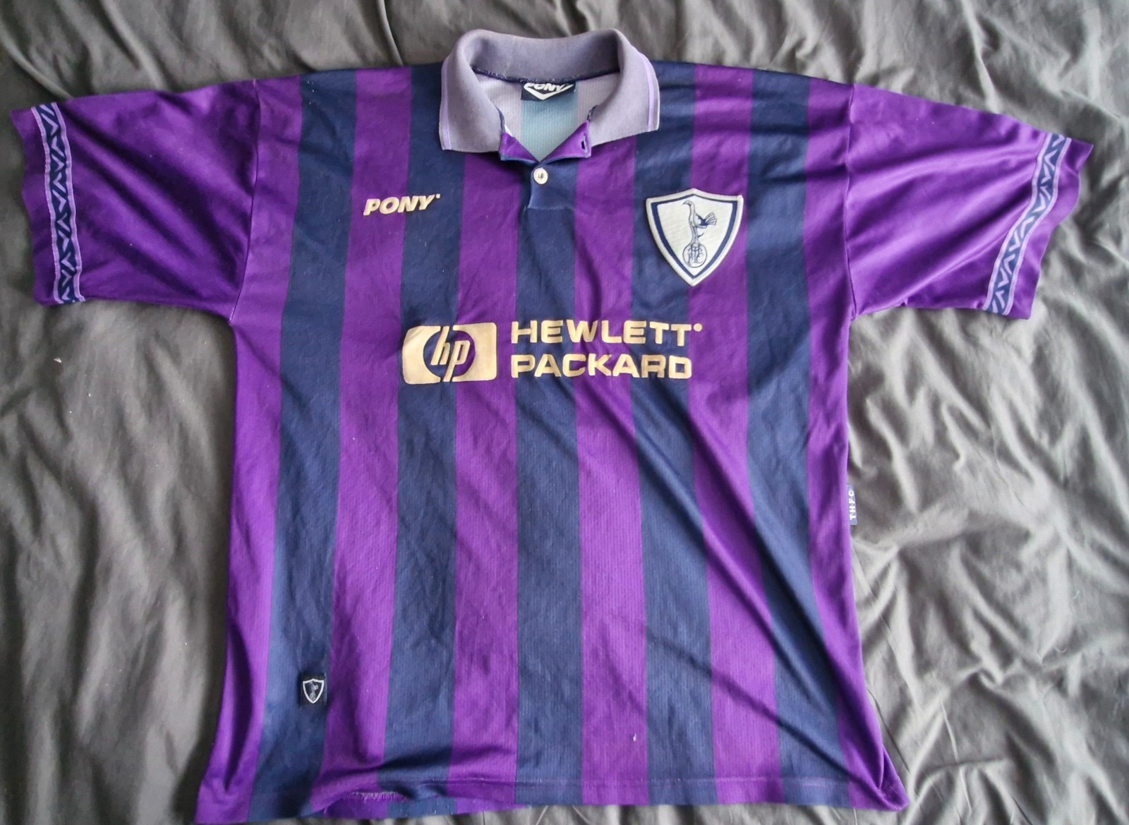 TOTTENHAM HOTSPUR 1995-97 AWAY FOOTBALL SHIRT PONY ORIGINAL ADULT XXL for sale on Ebay