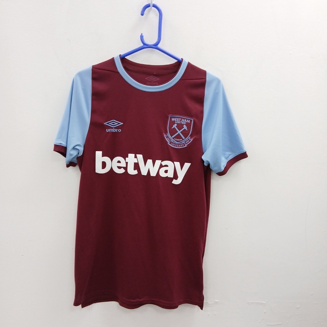 West Ham Football Shirt Size S Claret Blue Sports RMF22-FPL for sale on Ebay