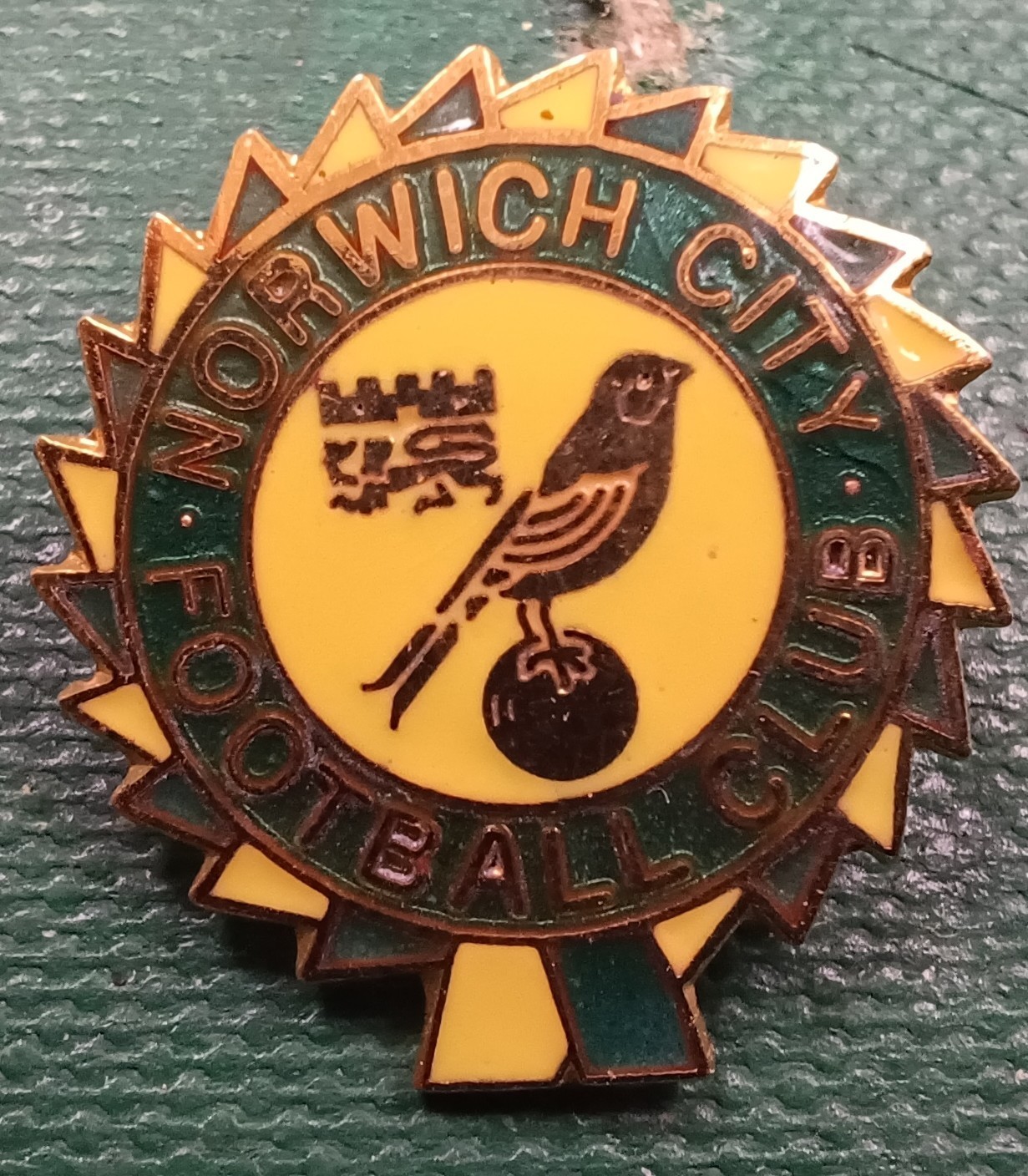 RARE England Norwich City FC Football Club Enamel Pin Badge for sale on Ebay