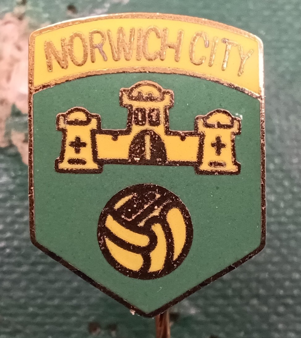 RARE England Norwich City FC Football Club Enamel Pin Badge 1 for sale on Ebay