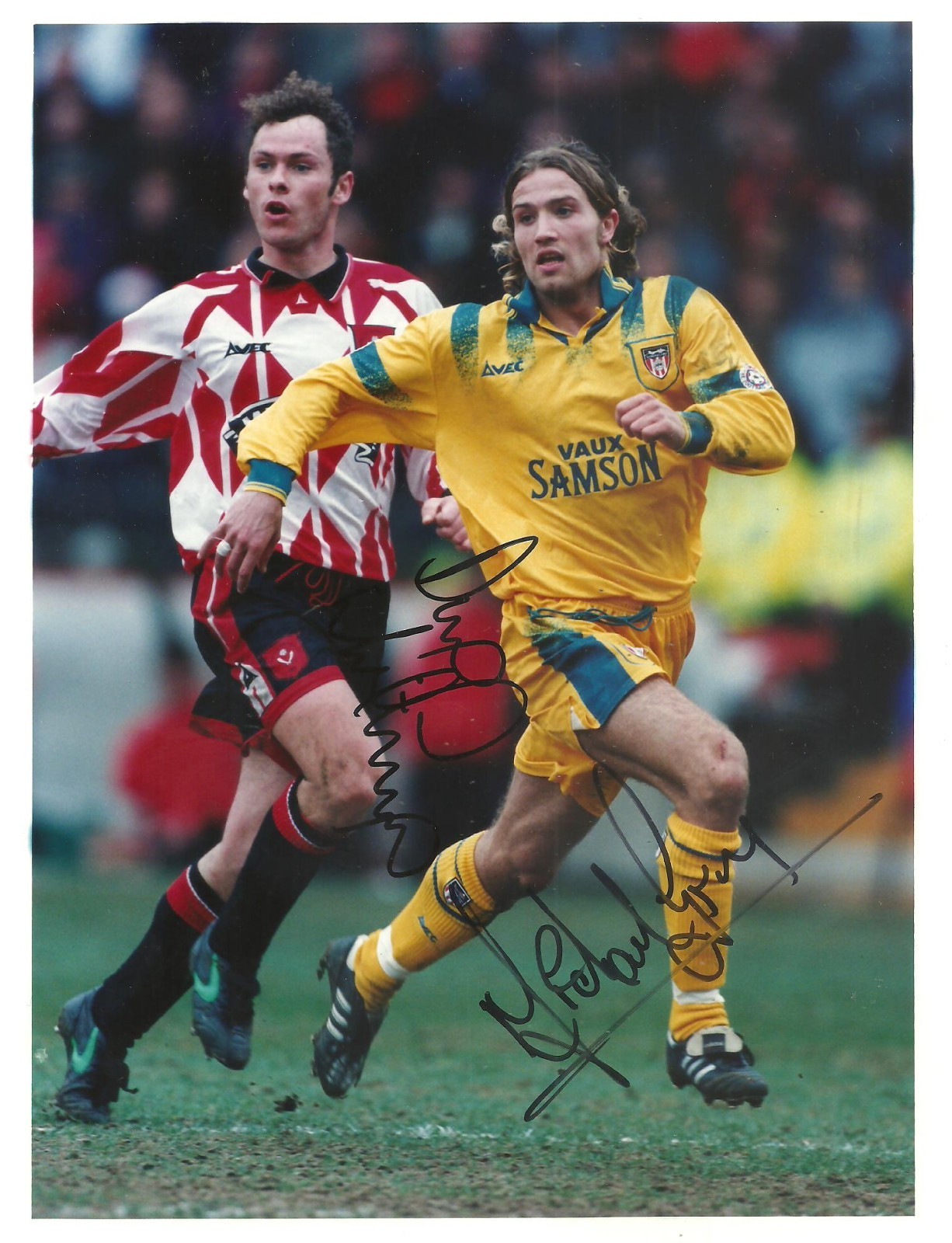 Gray[Sunderland] & Whitehouse[Sheffield U] - Signed 10 x 8 Original Press Photo for sale on Ebay