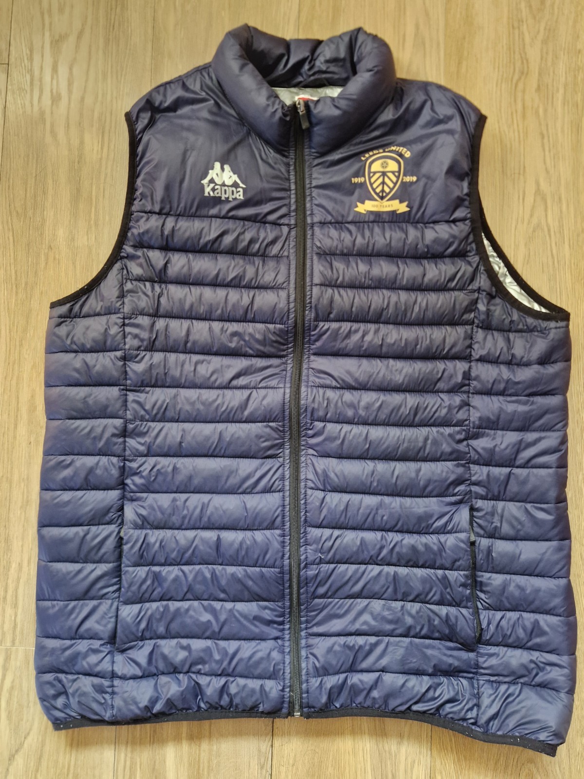 Leeds United Gillet Size XxxL Blue Kappa Centenary 1999/2000 for sale on Ebay
