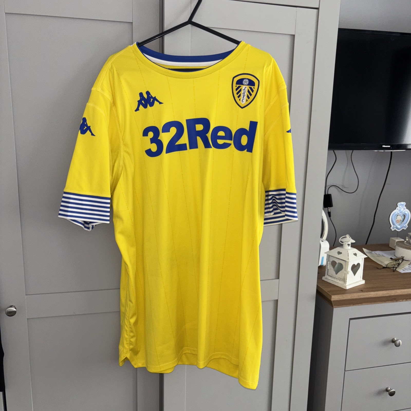 Leeds United 2017/18 Third Kappa Shirt Jersey Size XL for sale on Ebay