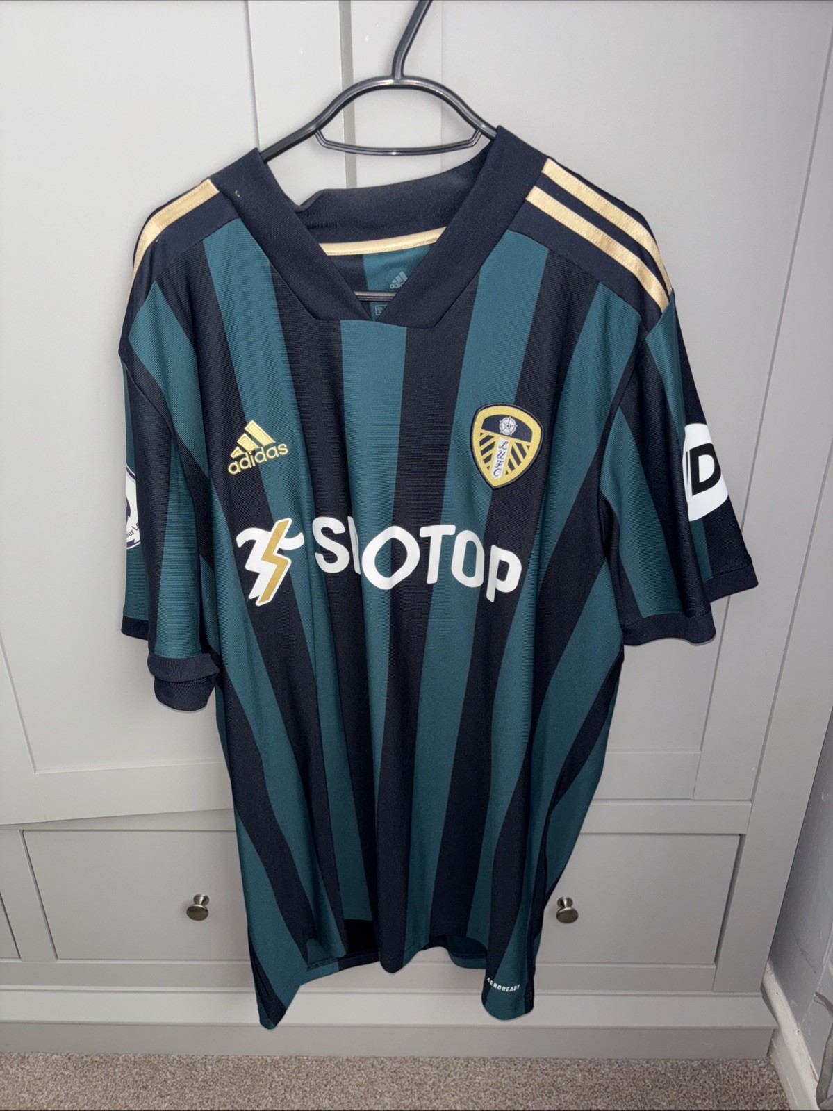LEEDS UNITED 2020/2021 AWAY FOOTBALL SOCCER SHIRT JERSEY    by ADIDAS Size XL for sale on Ebay
