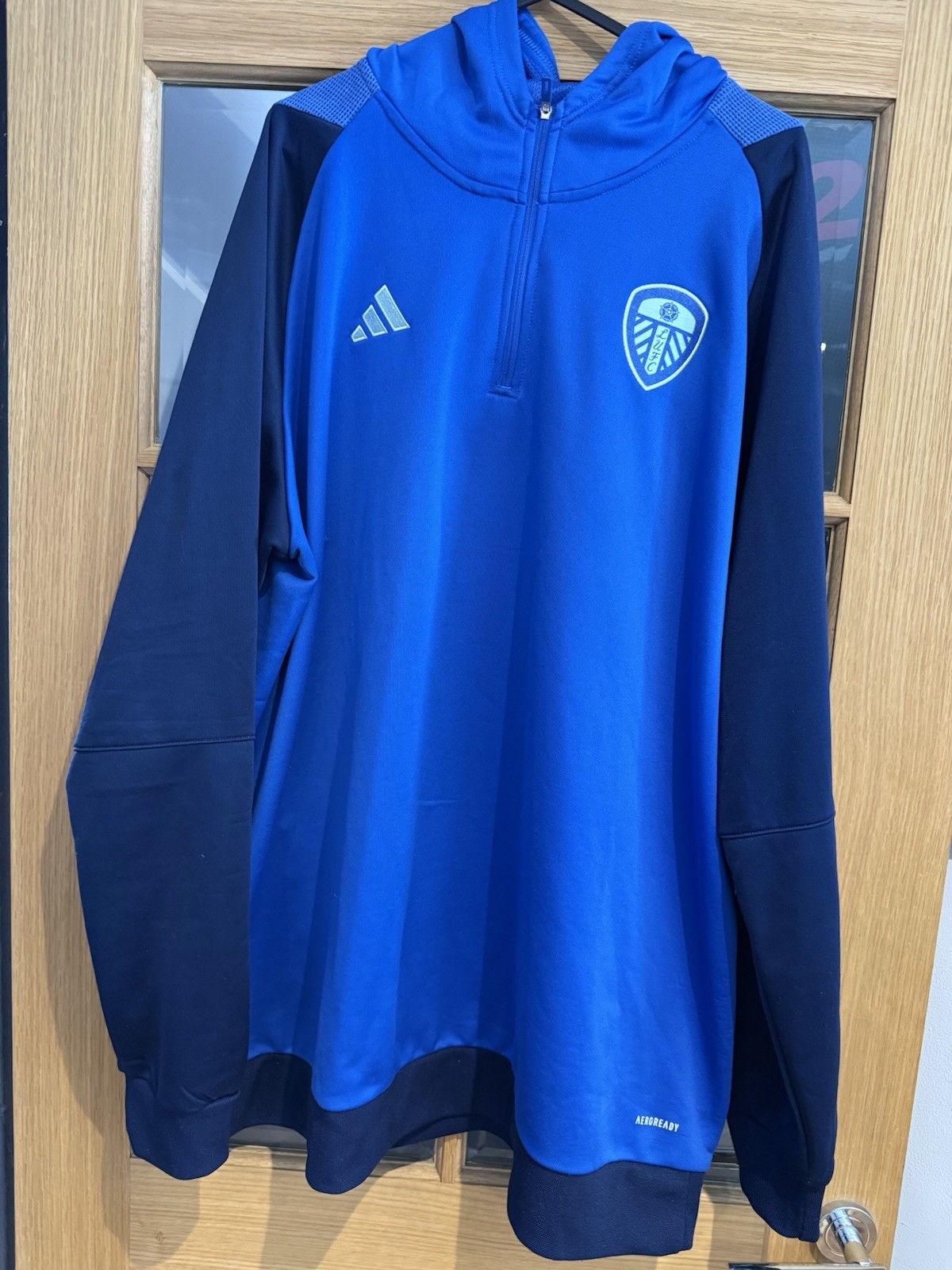 Leeds United Hooded Top Size 2XL for sale on Ebay