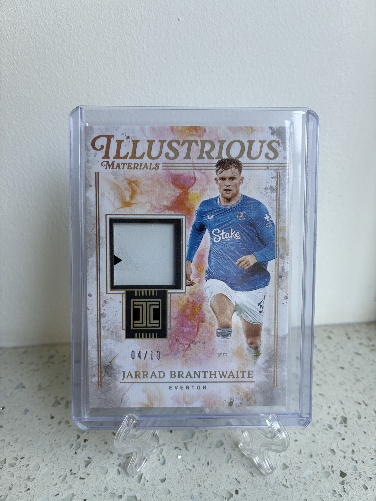 Jarrad Branthwaite Everton Patch /10 Illustrious Materials - Panini Impeccable for sale on Ebay
