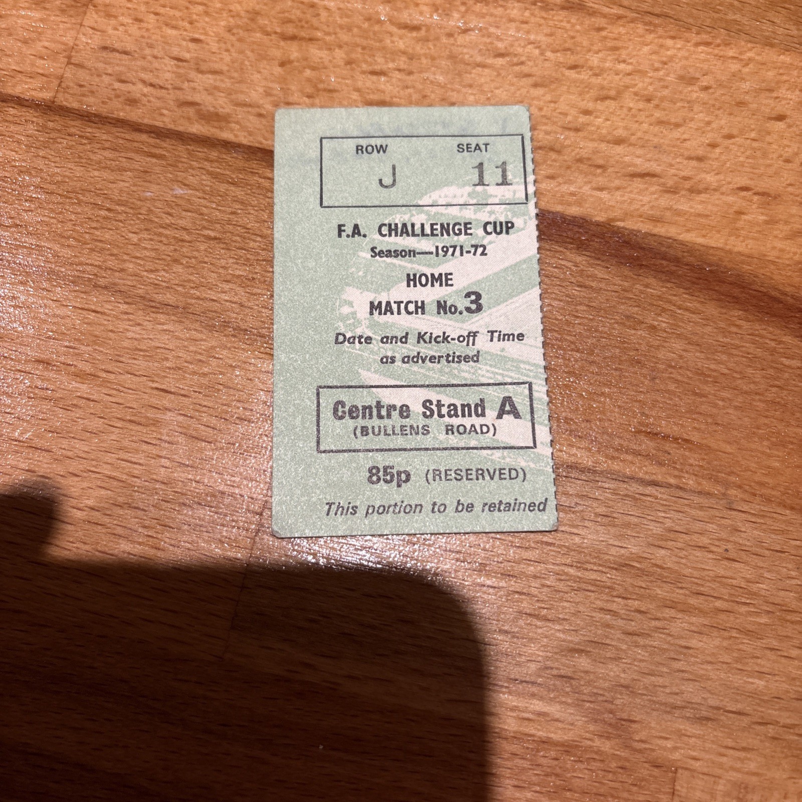 Ticket Everton Tottenham Hotspur 1972 Fa Cup  for sale on Ebay
