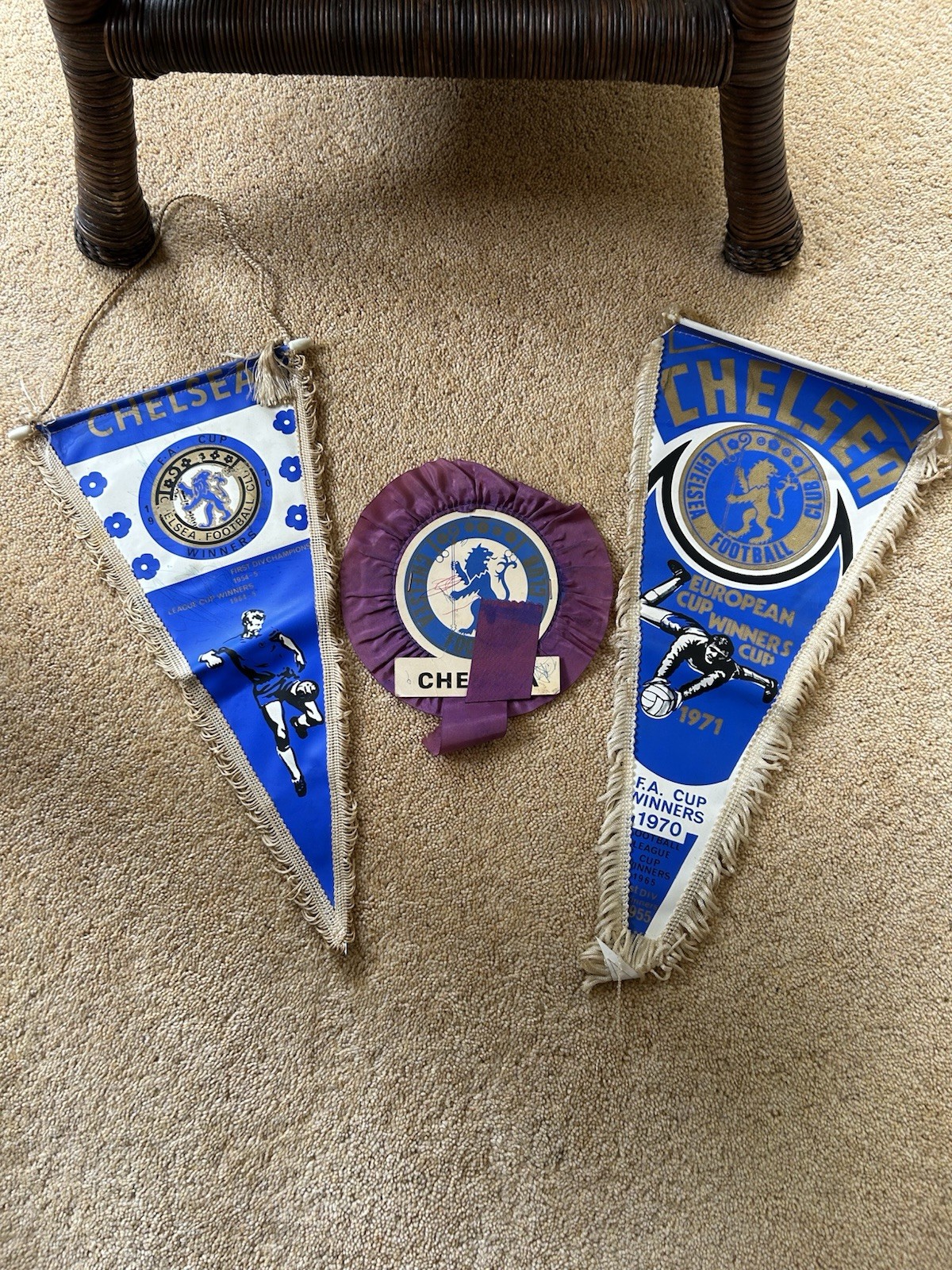 Vintage Chelsea Football for sale on Ebay