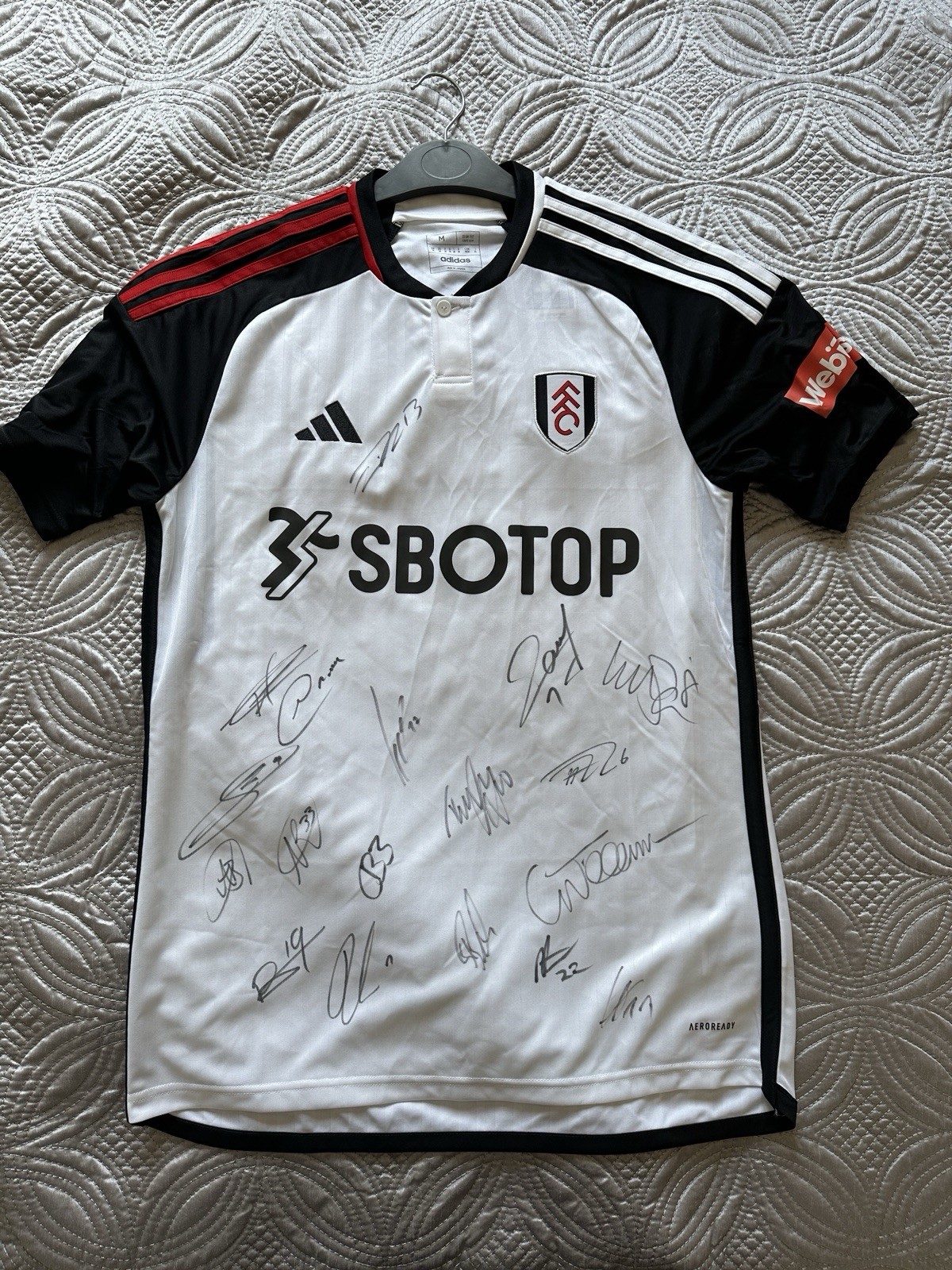 Fulham FC 2023/24 Signed Shirt for sale on Ebay
