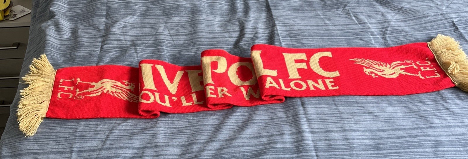 1970’s Official Liverpool FC Scarf for sale on Ebay