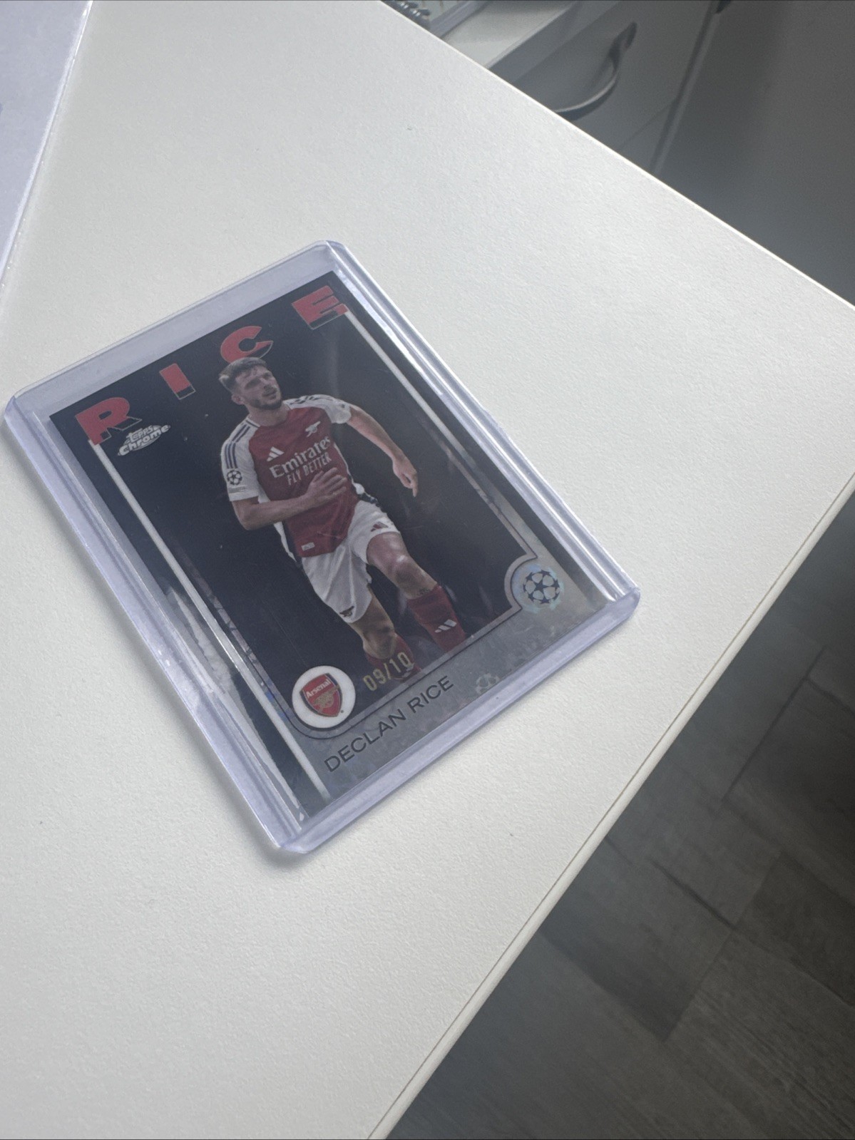 Declan Rice Logofractor Arsenal 09/10 for sale on Ebay