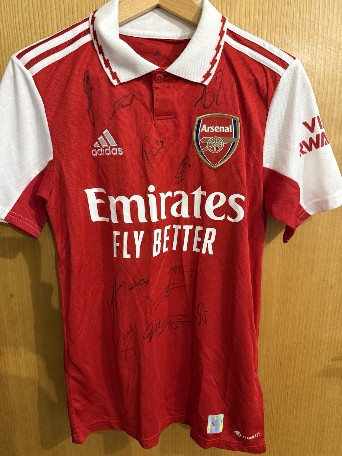 Signed Arsenal Shirt with Cert of Authenticity for sale on Ebay