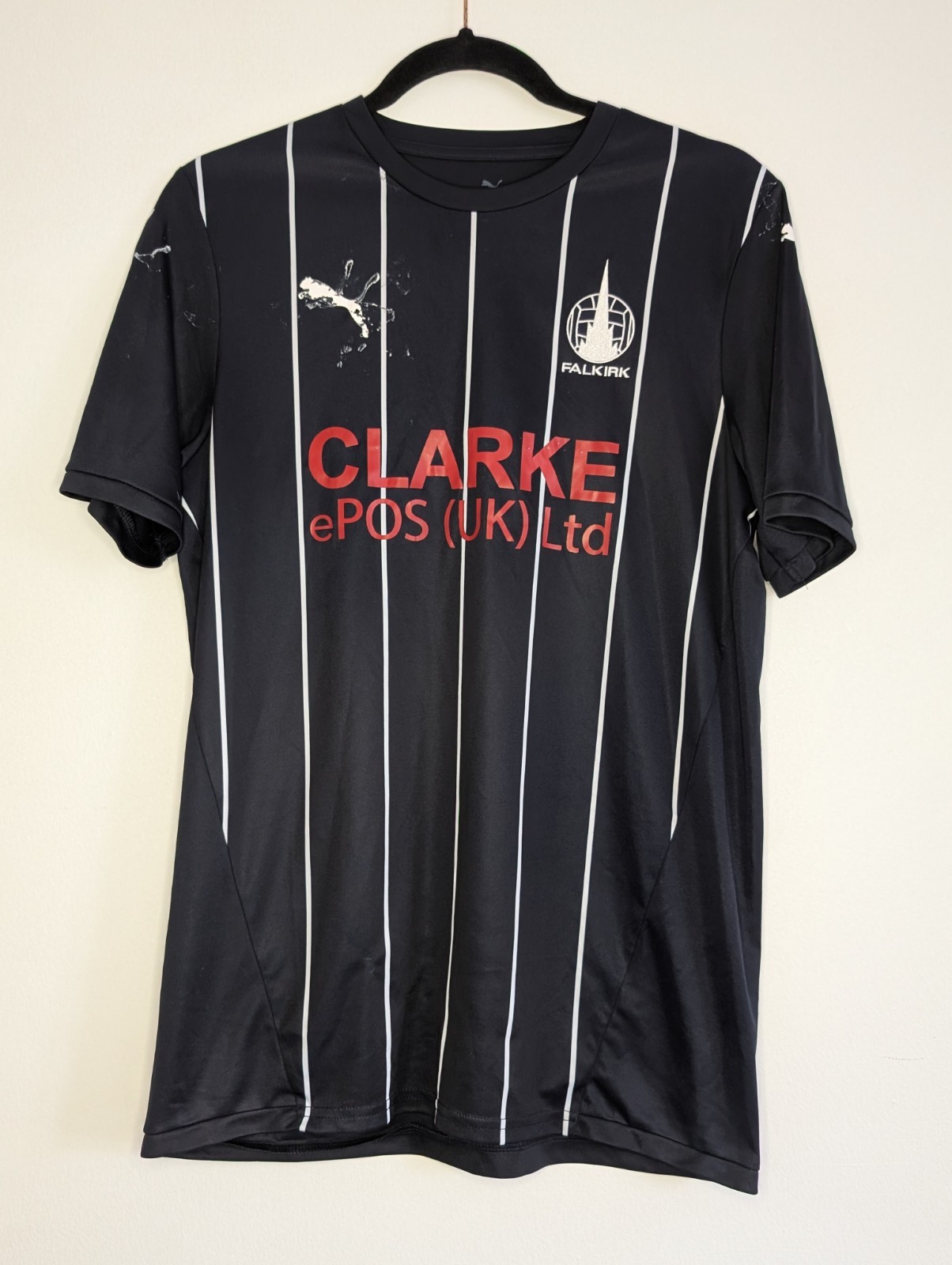 *DAMAGED* Falkirk FC 2021-22 Home PUMA Adult Size Medium M for sale on Ebay