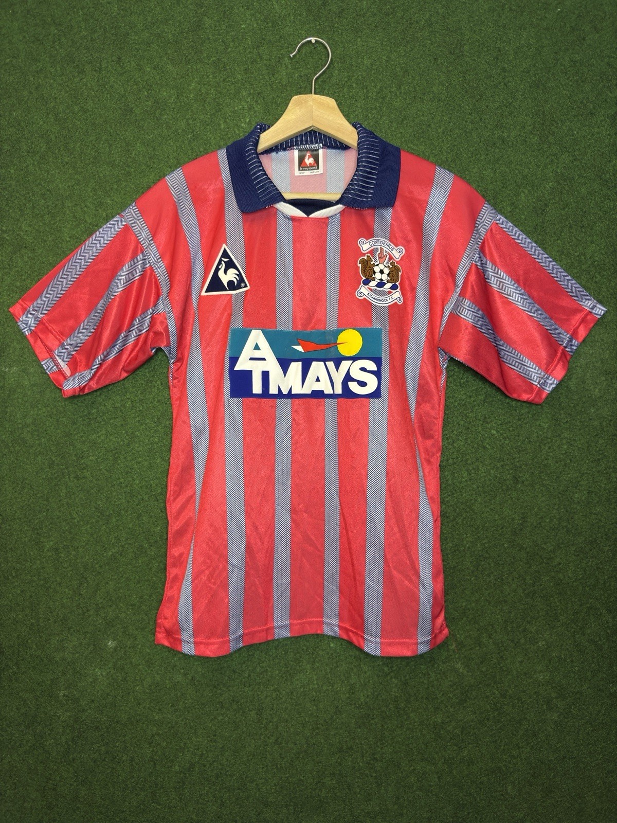 Original Kilmarnock 1995 Away Football Shirt SMALL LE COQ SPORTIF RARE for sale on Ebay