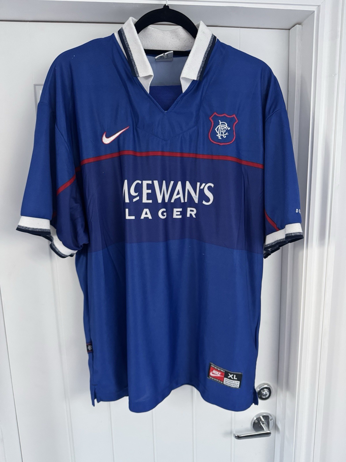 Rangers Home Shirt Marco Negri 1997/98 Nike Glasgow Size XL No.9 for sale on Ebay