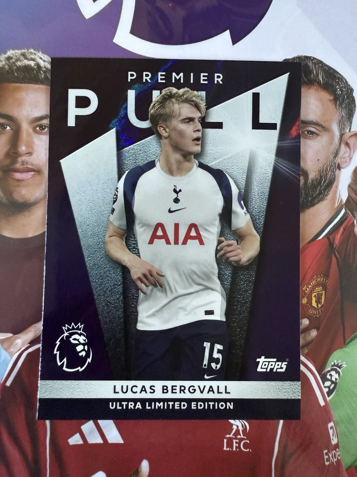 Premier League Topps Lucas Bergvall Premier Pull 12