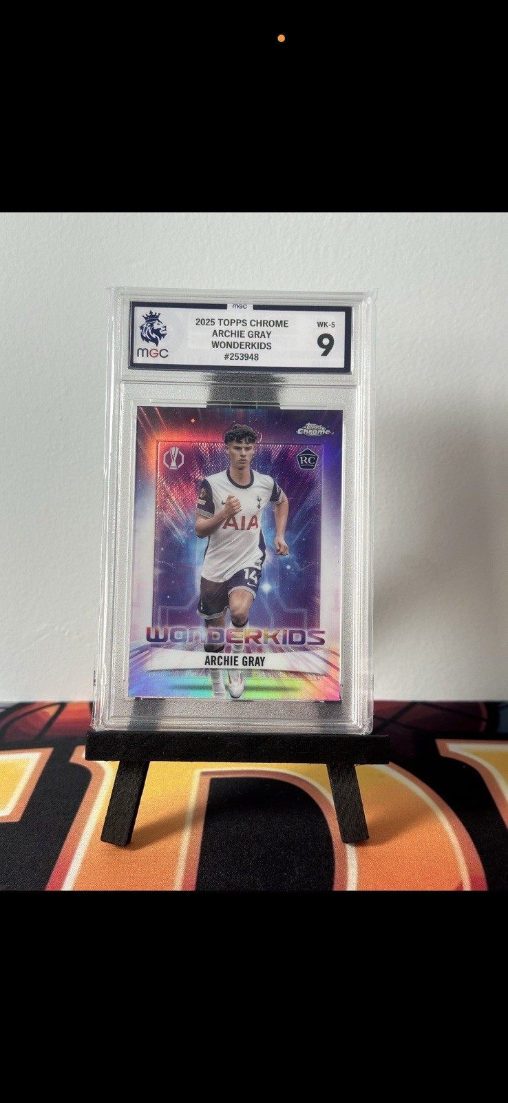 Topps 2024/25 UCC Chrome Archie Gray Wonderkids Rookie Card Tottenham MGC 9 for sale on Ebay
