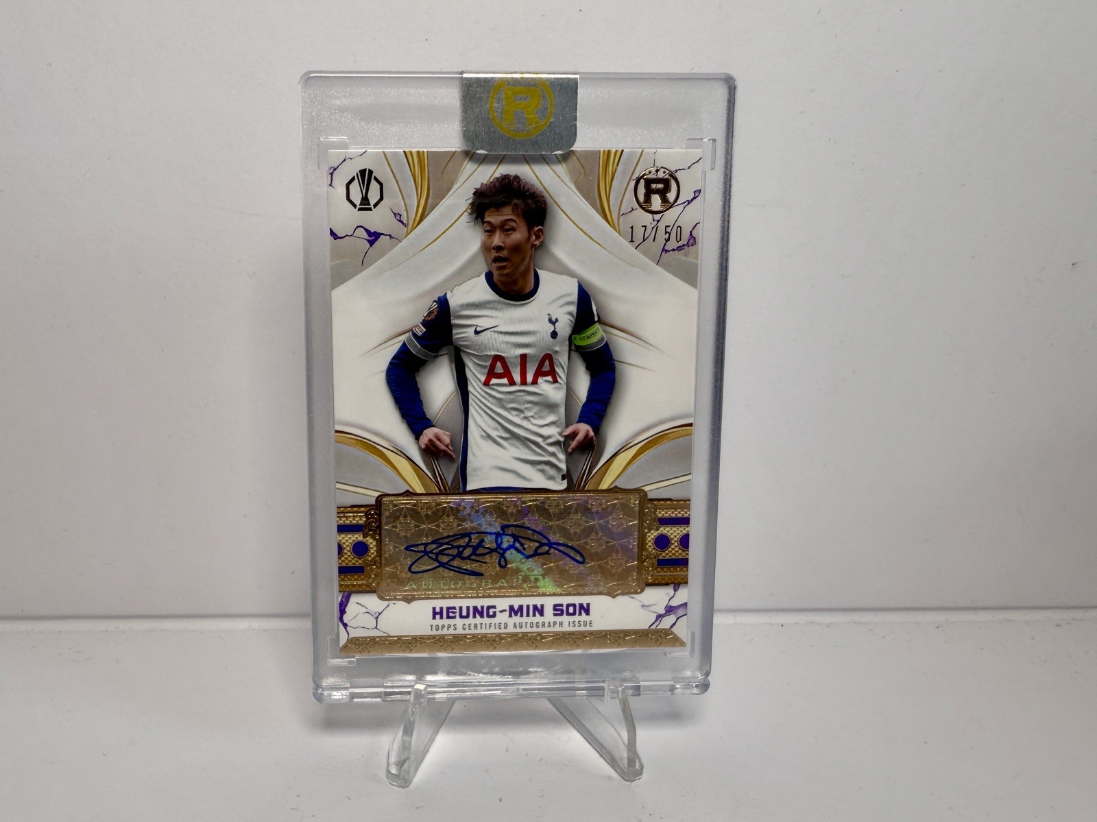 Topps Reverence HEUNG-MIN SON - Autograph /50 - Tottenham Hotspur for sale on Ebay