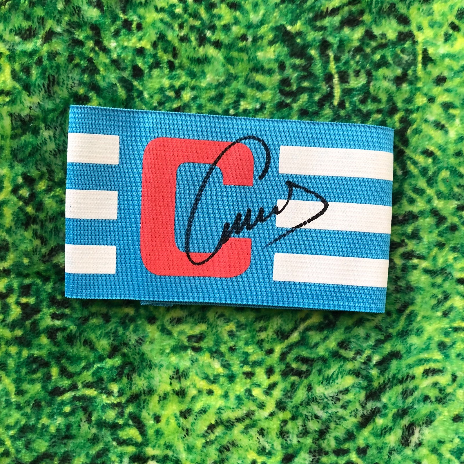 Javier Mascherano Of Argentina, Liverpool Barcelona Signed Captains Armband wCOA for sale on Ebay