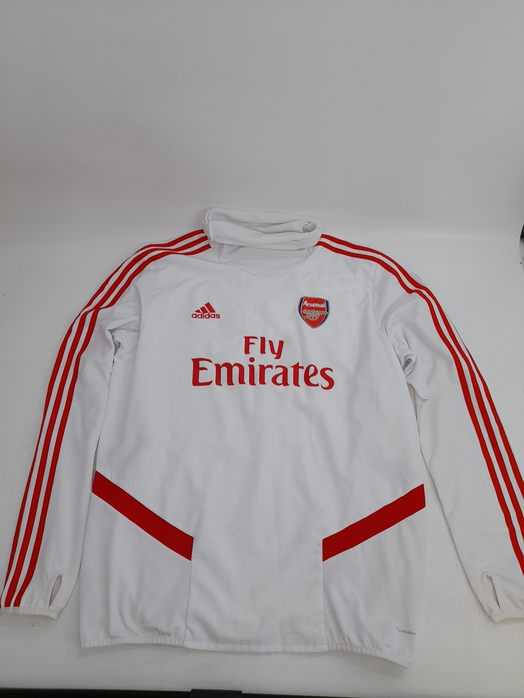 Arsenal London Gunners 2019/20 Training football Adidas warm Top size L STAINED for sale on Ebay
