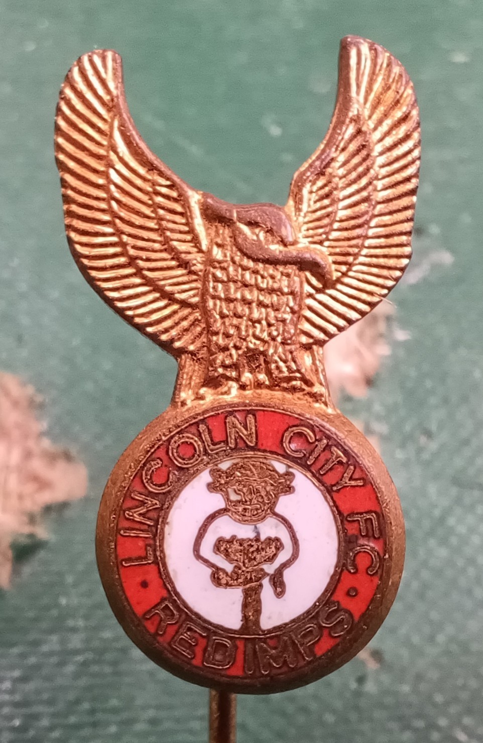 RARE England Lincoln City FC Football Club Enamel Pin Badge RED IMPS for sale on Ebay