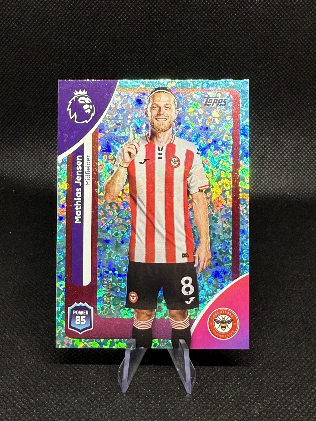 Mathias Jensen numbered parallel 298/499 Topps Premier League 2026 Brentford for sale on Ebay