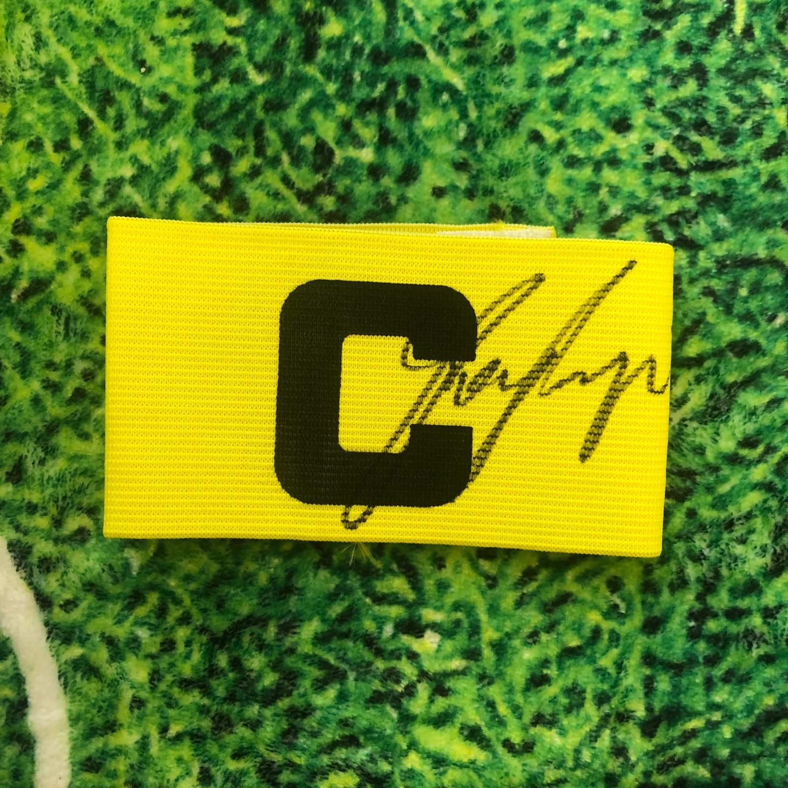 Shay Given Of Ireland, Newcastle & Man City Signed Captains Armband wCOA for sale on Ebay