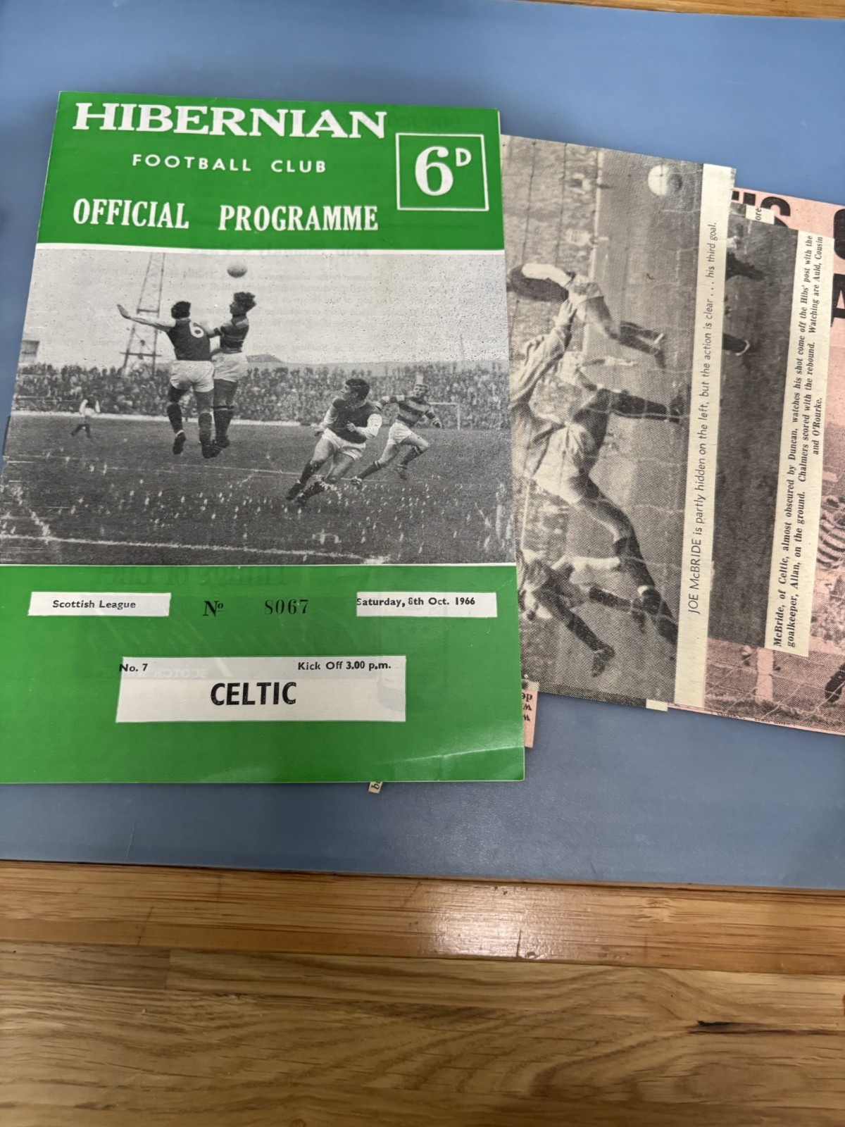 HIBERNIAN v CELTIC Oct 1966 ( LISBON SEASON ) incl many match reports for sale on Ebay