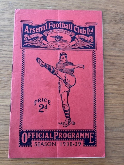ARSENAL v BIRMINGHAM 1938/39 for sale on Ebay