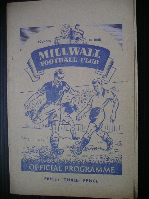 MILLWALL  v  Bristol Rovers  51/2. for sale on Ebay