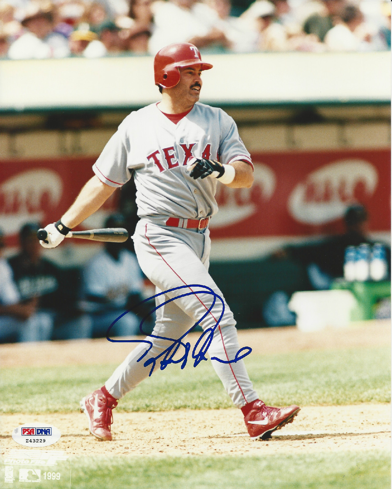 RAFAEL PALMEIRO (Texas RANGERS) Signed 8 x10 PHOTO with PSA COA for sale on Ebay