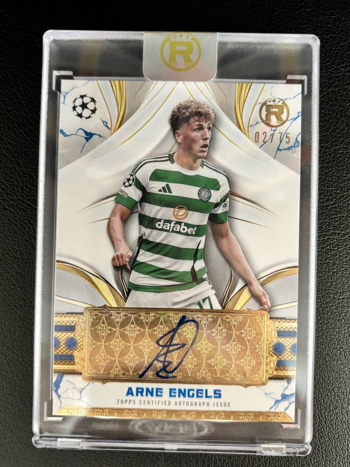 2024-25 Topps Reverence Arne Engels #02/75 Soccer Celtic FC UEFA Autograph for sale on Ebay