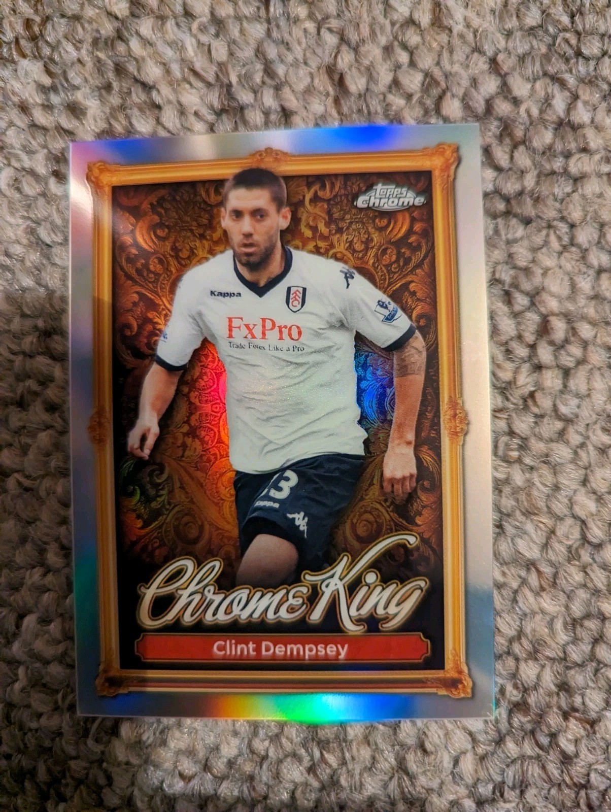 Topps Premier League 2026 Chrome King Clint Dempsey Fulham Card CK10 Foil for sale on Ebay