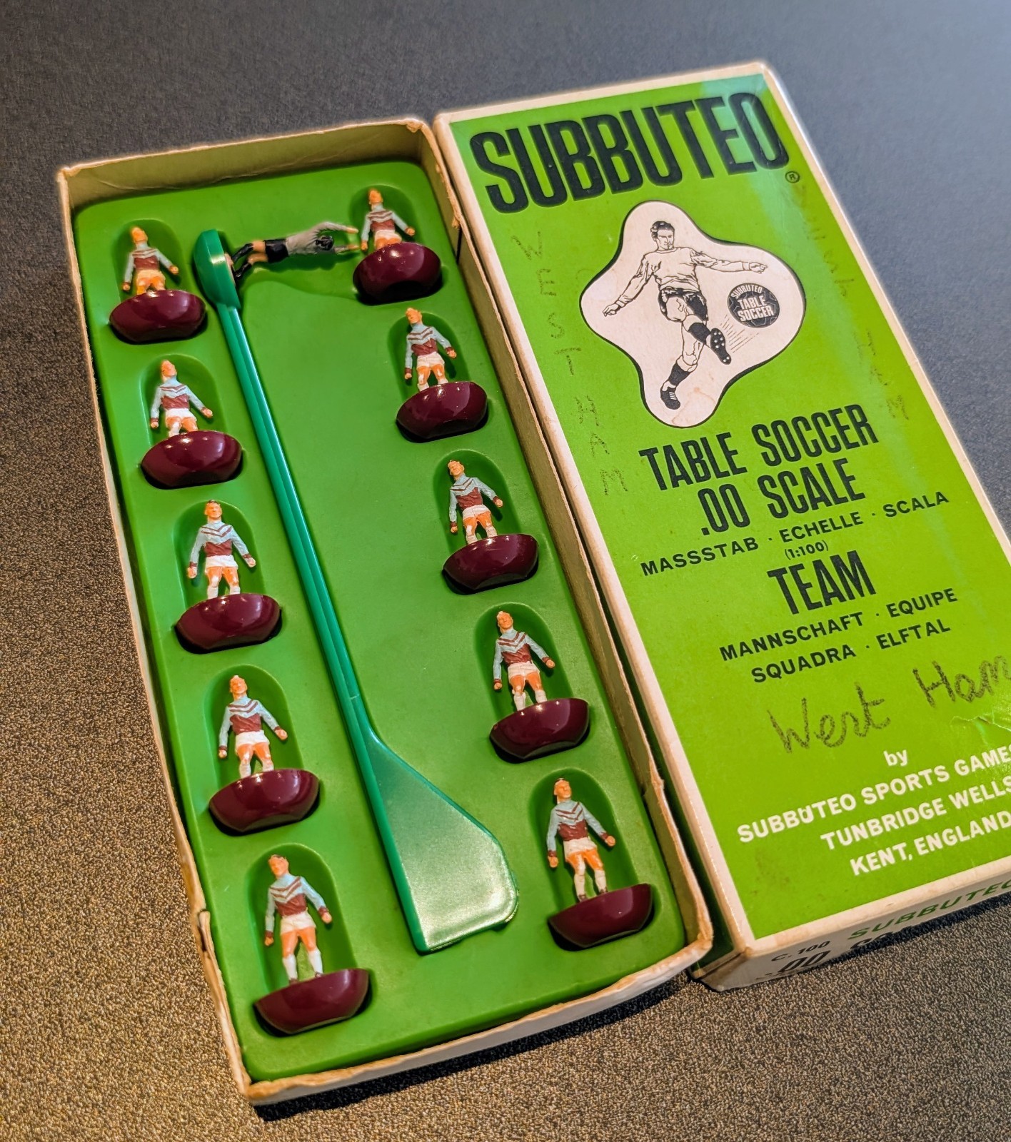 Subbuteo Football - West Ham 1976-1980 (With Box) for sale on Ebay