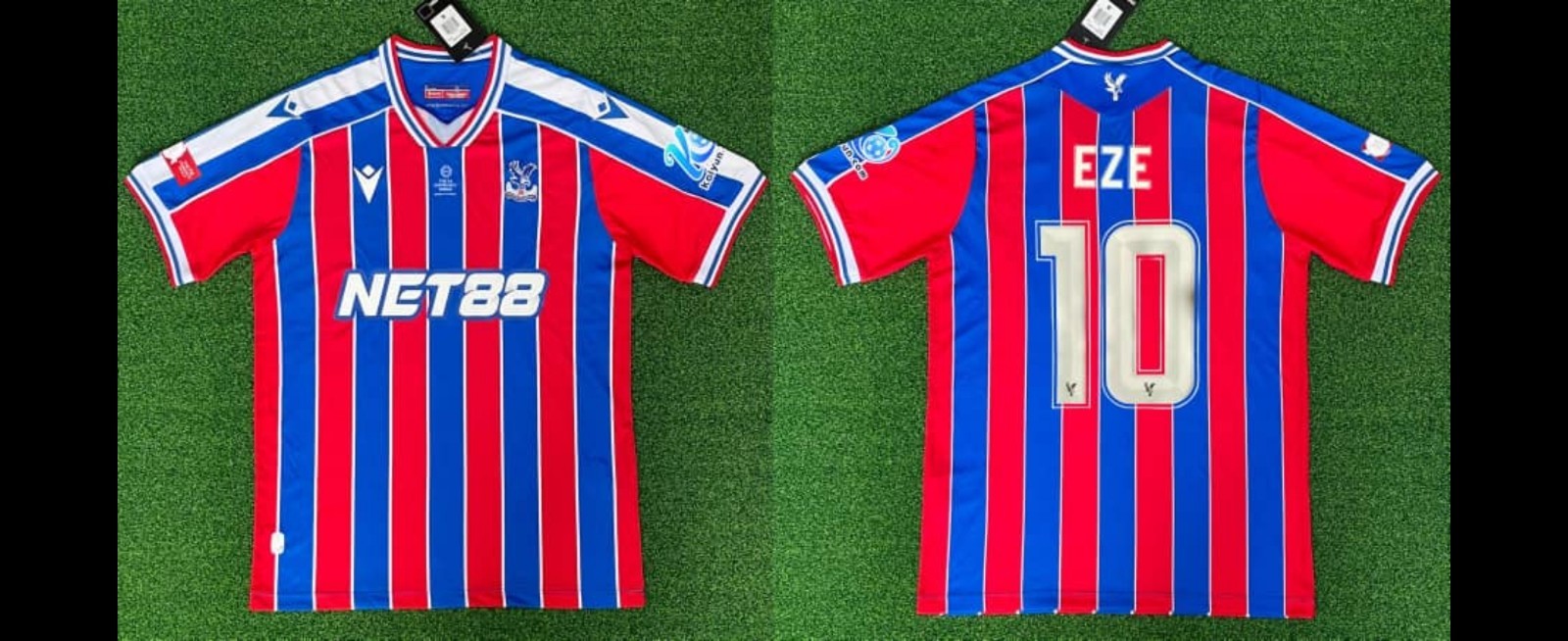 Crystal Palace FA Community Shield Shirt Jersey Macron Size L MATETA 14 for sale on Ebay