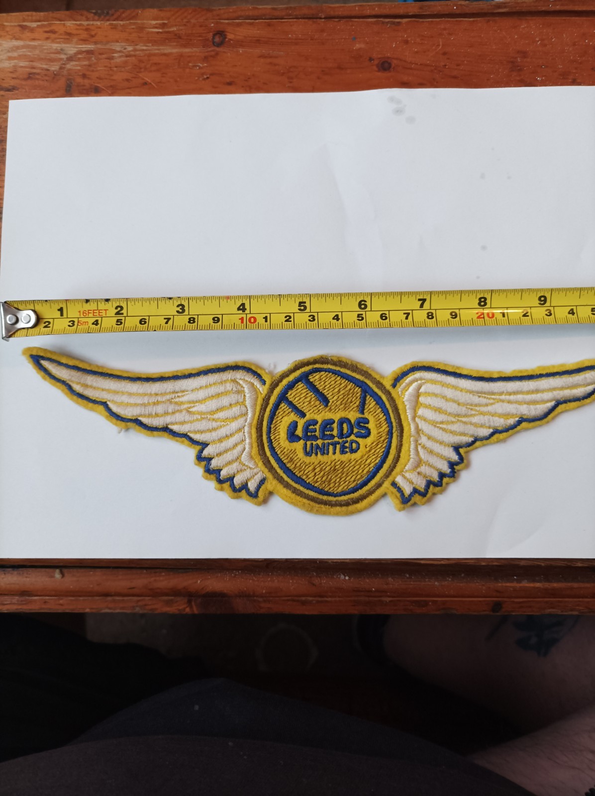 Vintage Leeds United Sew On 1970 S! Patch / Badge Wings Style Badge Rangers for sale on Ebay