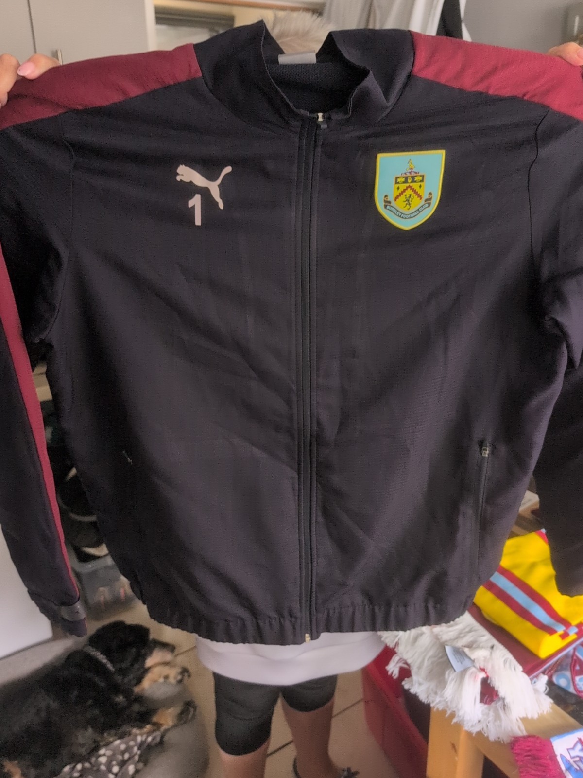 Burnley Walk Out Jacket for sale on Ebay