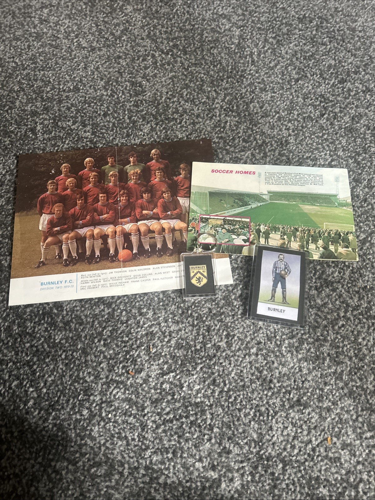 Collection Of Burnley Fc Memorabilia Pictures Keyring Magnet for sale on Ebay