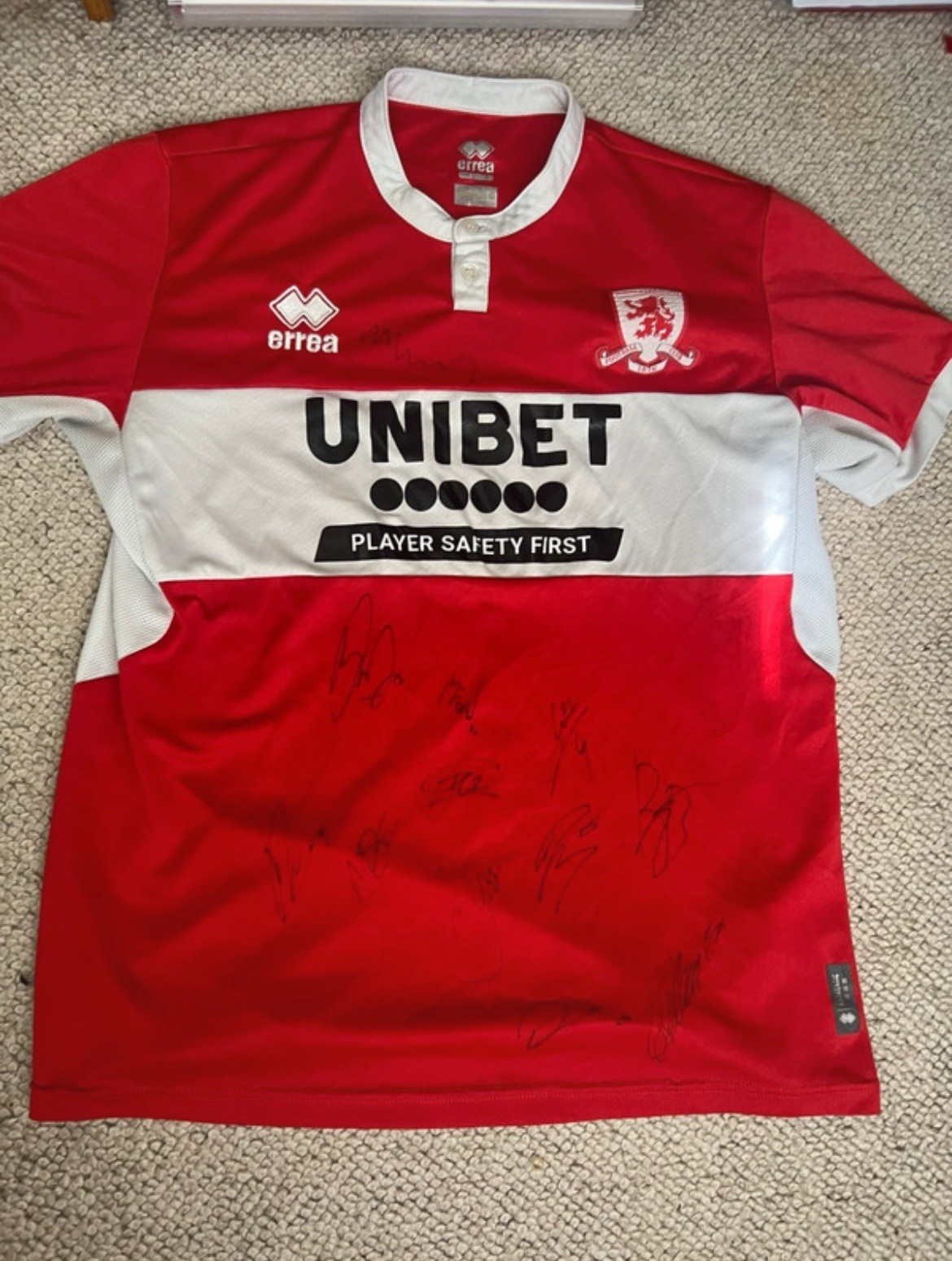 Middlesbrough Fc Signed Shirt for sale on Ebay