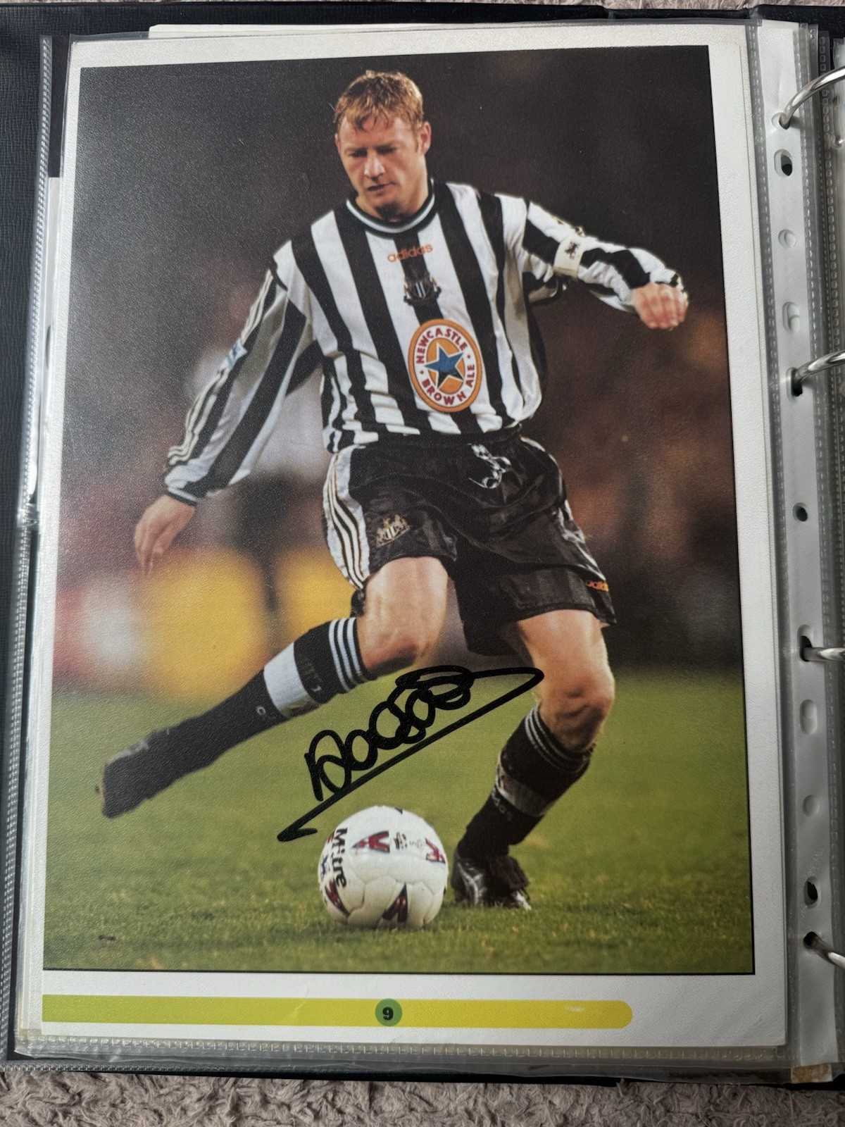 Hand Signed David Batty Newcastle United Fc for sale on Ebay