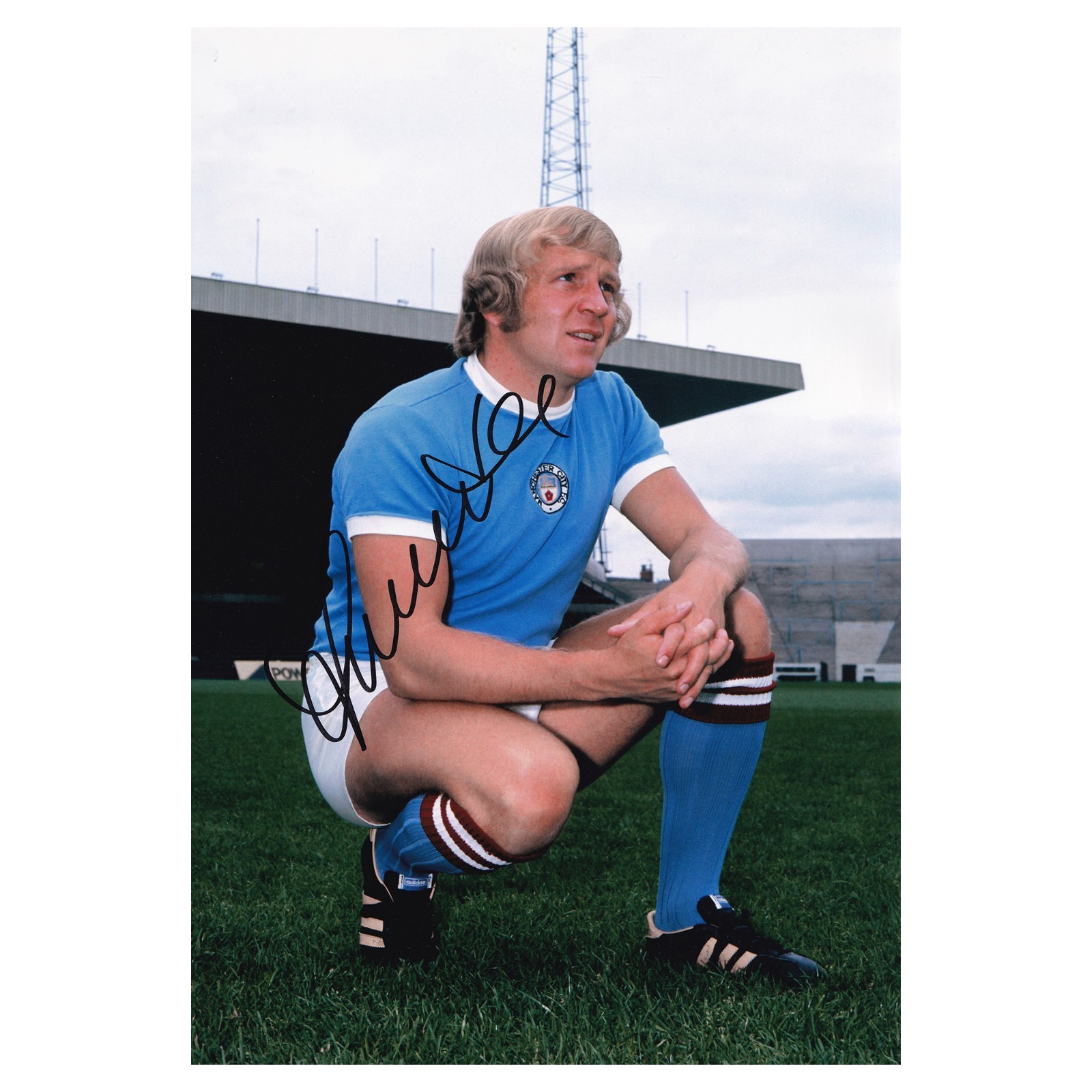 Francis Lee Signed Manchester City Photo Man City Autograph COA for sale on Ebay
