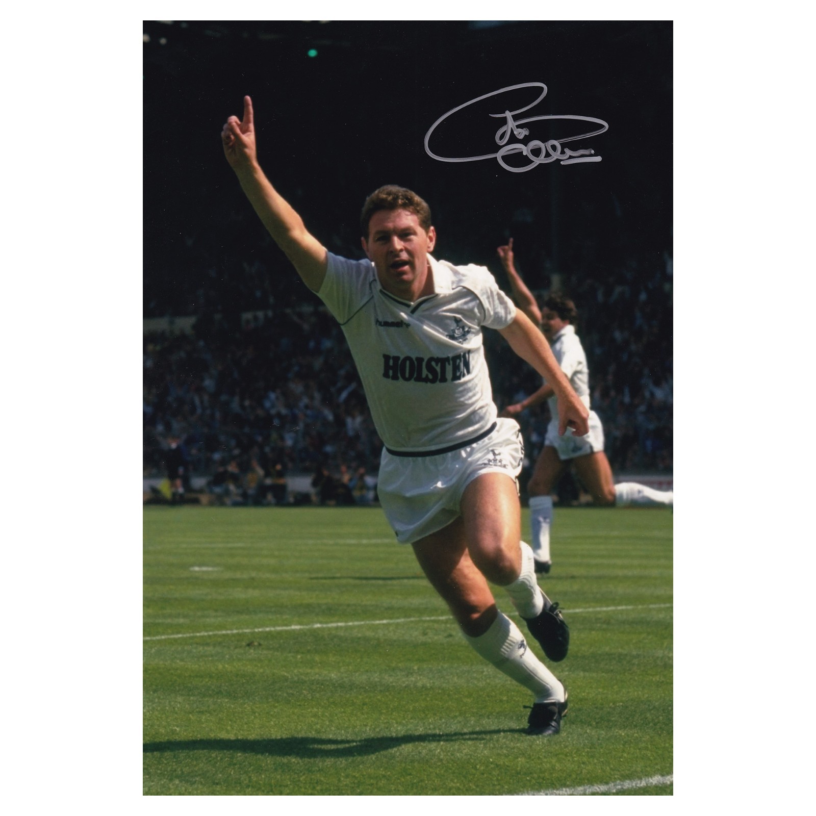 Clive Allen Signed Tottenham Hotspur Photo Spurs Autograph COA for sale on Ebay