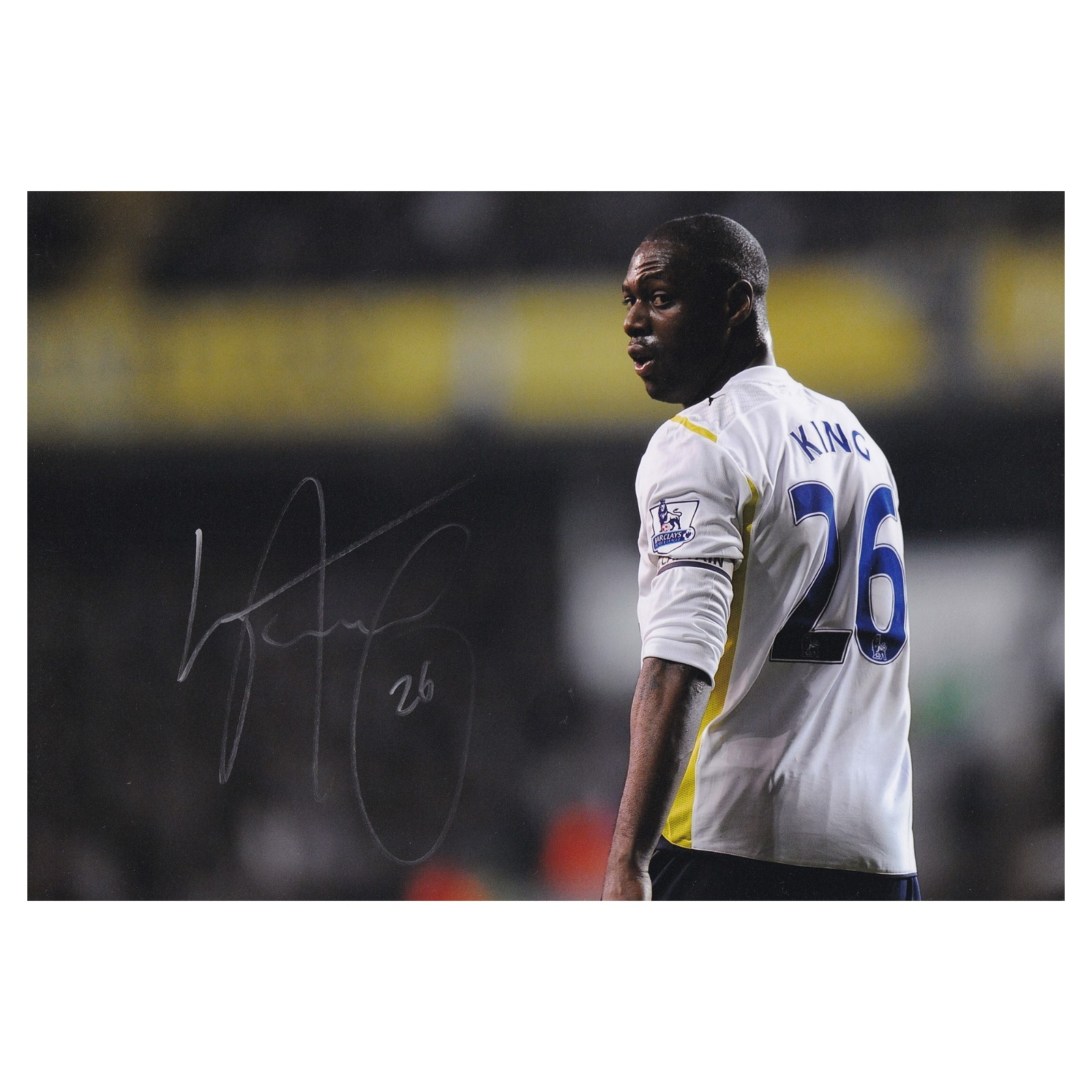 Ledley King Signed Tottenham Hotspur Photo Spurs Autograph COA for sale on Ebay
