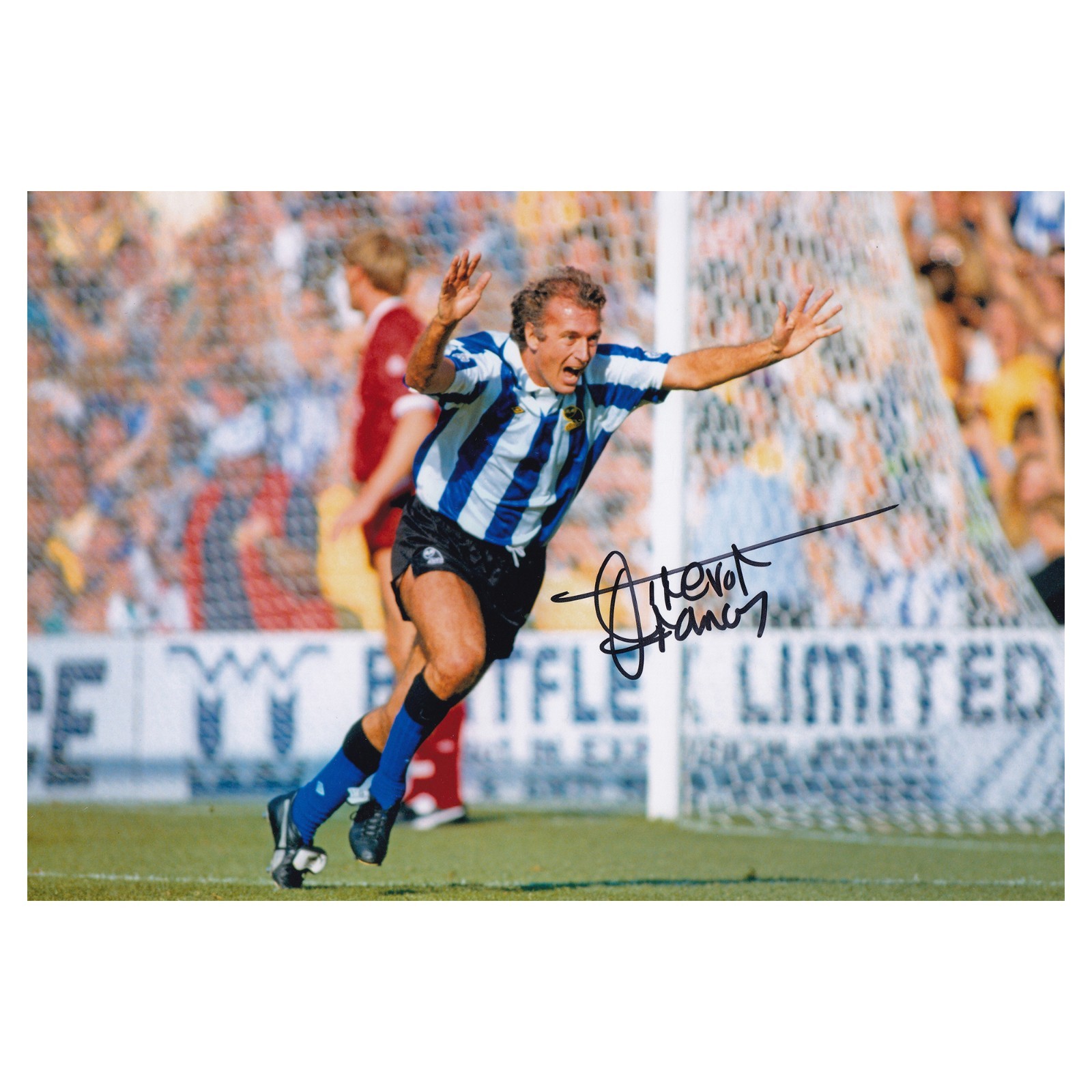 Trevor Francis Signed Sheffield Wednesday Photo Sheff Wed Autograph COA for sale on Ebay