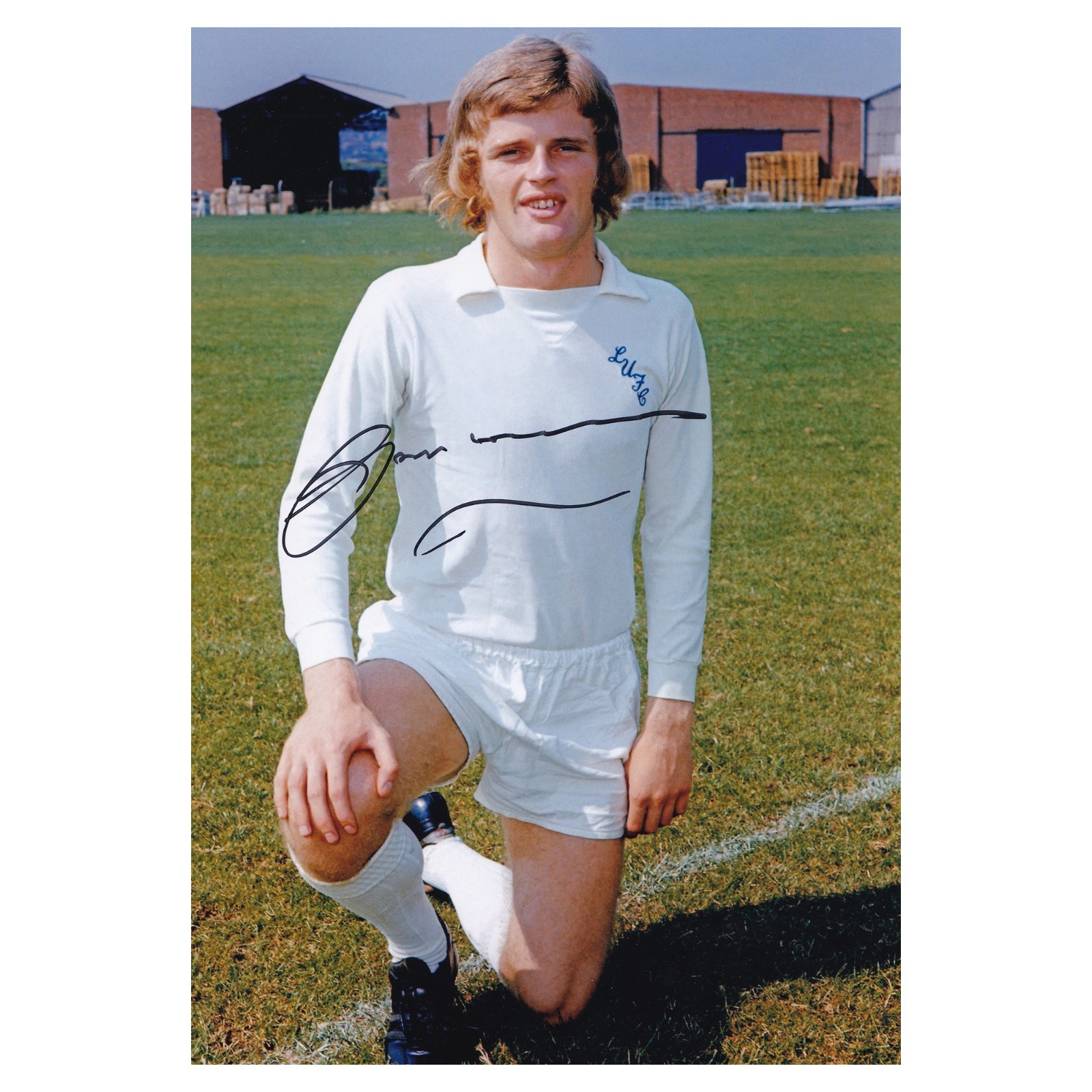 Gordon McQueen Signed Leeds United Photo Leeds Autograph COA for sale on Ebay