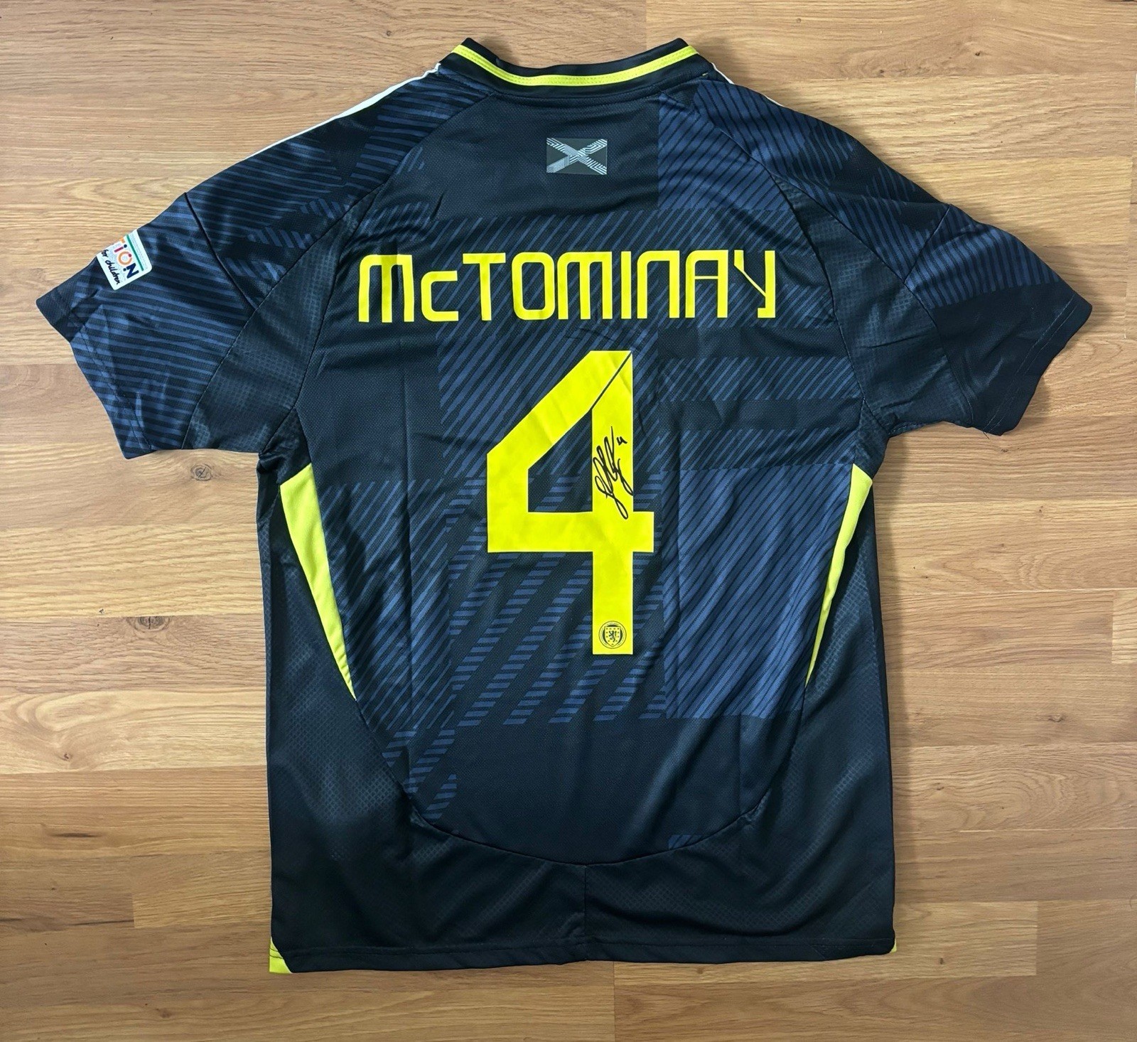 SCOTT MCTOMINAY Hand Signed SCOTLAND National team Jersey Football RARE*COA for sale on Ebay