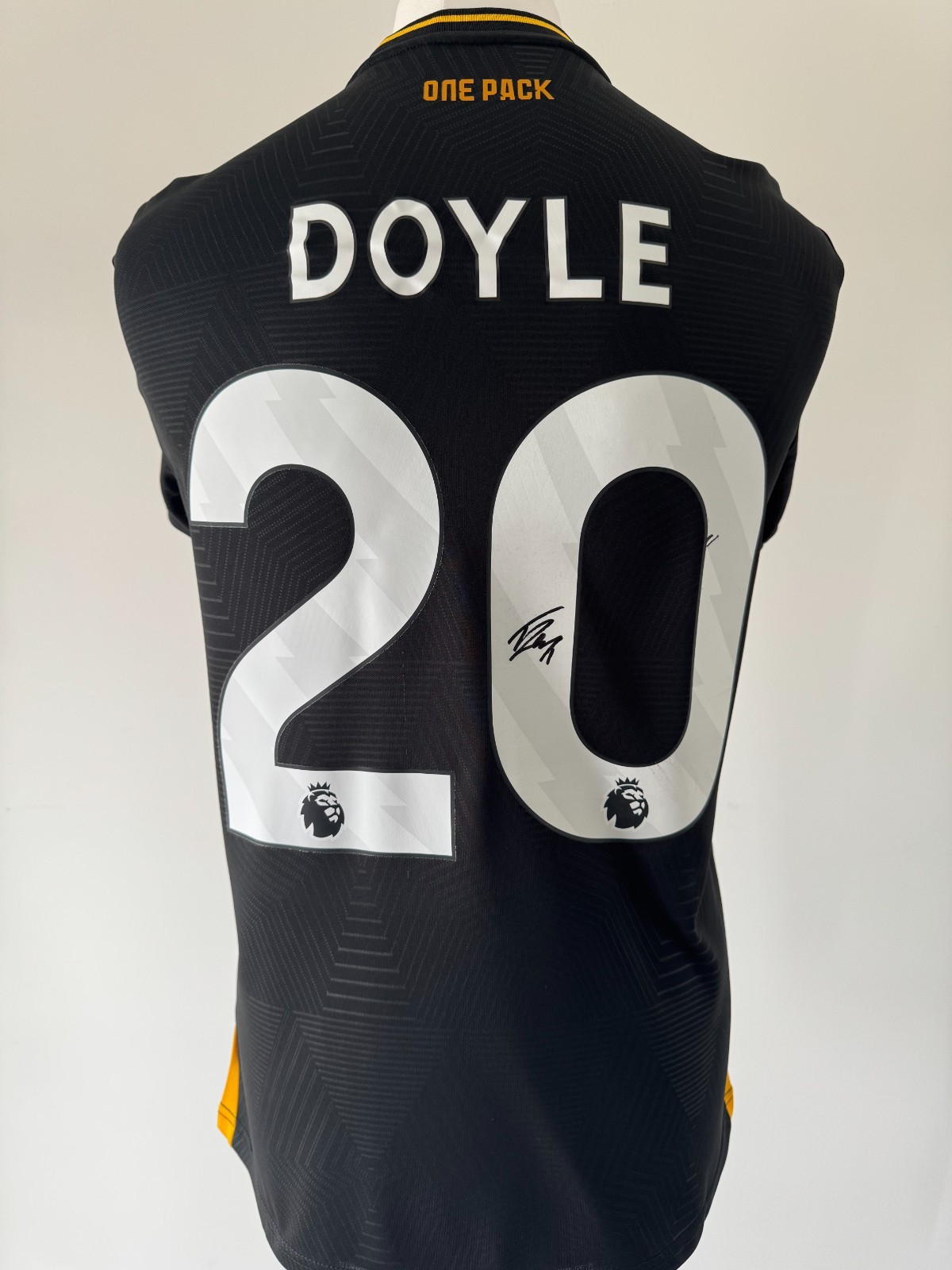 Signed TOMMY DOYLE Shirt- Wolverhampton Wanderers -COA- for sale on Ebay