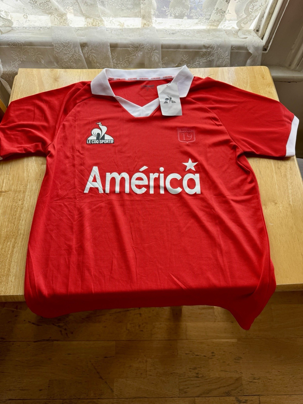 Vintage Home Jersey Le Coq Sportif -America De Cali  Retro (size S) for sale on Ebay