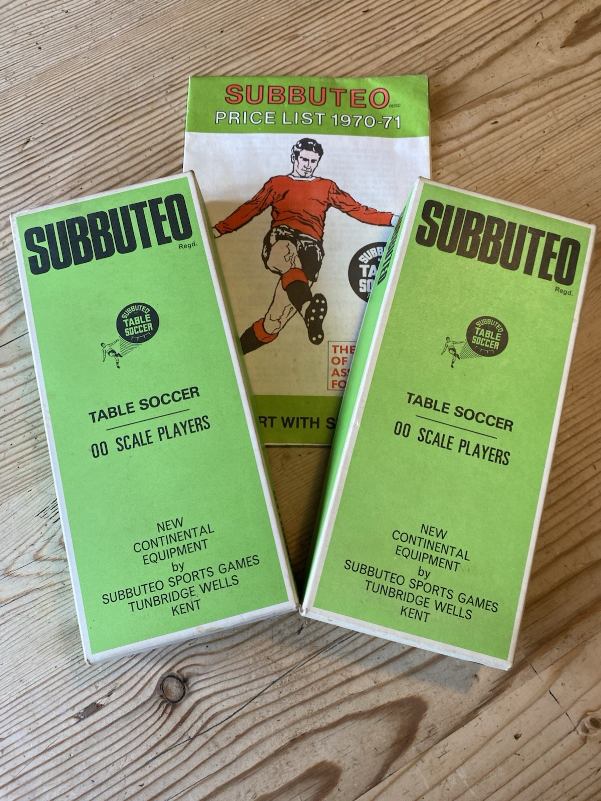 Vintage Subbuteo Sets And 1970 Price List for sale on Ebay
