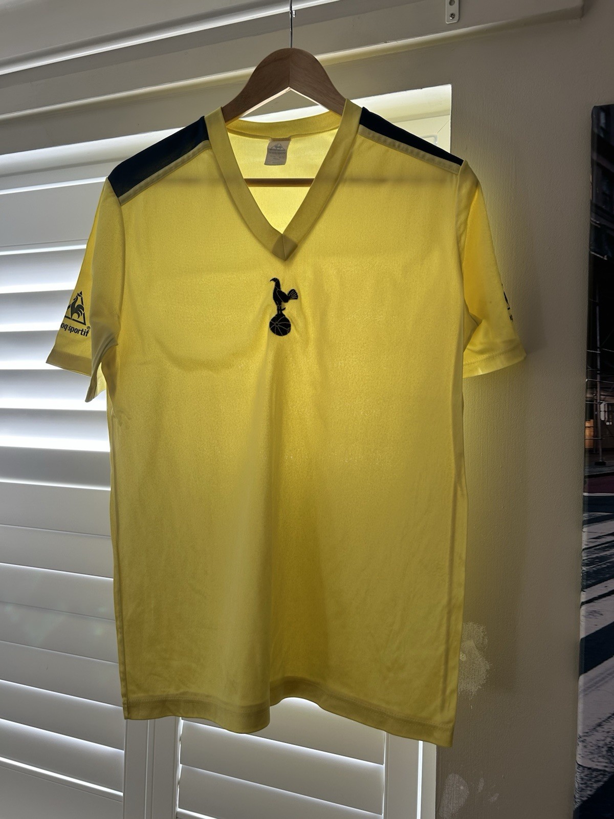 Genuine 1980 Tottenham Yellow Away Shirt for sale on Ebay